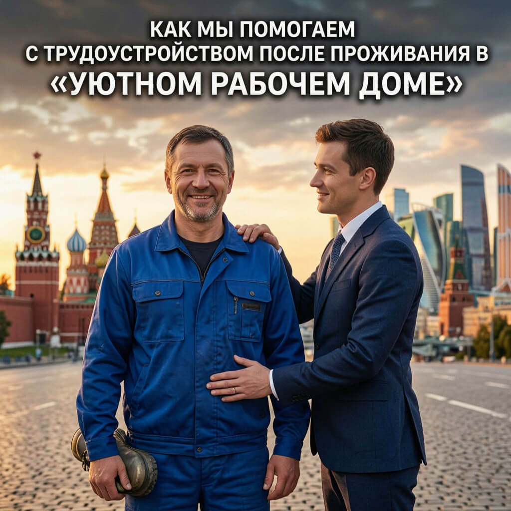 Как мы помогаем с трудоустройством после проживания в «Уютном рабочем доме» — программа для Москвы и Подмосковья